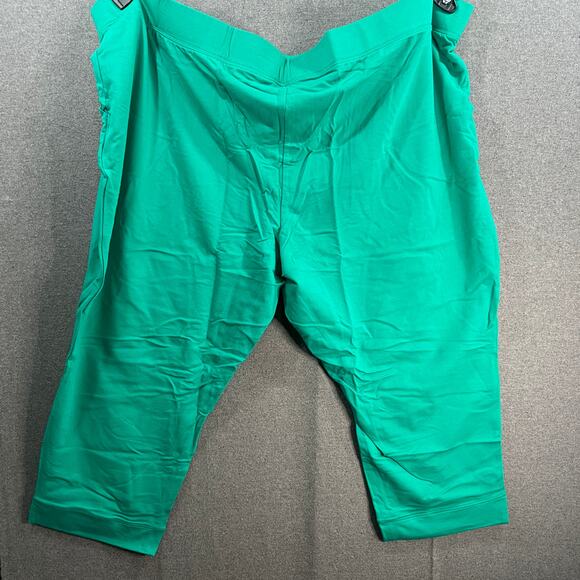 Sport Savvy Petite French Terry Straight Leg Ankle Pant Jade, Petite 5X - Picture 2 of 8